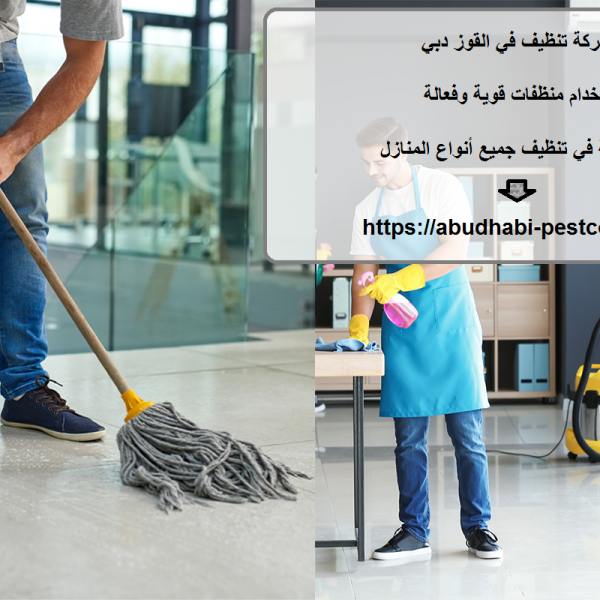 شركة تنظيف في القوز دبي