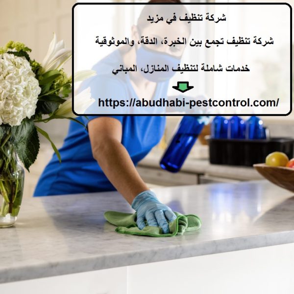 شركة تنظيف في مزيد